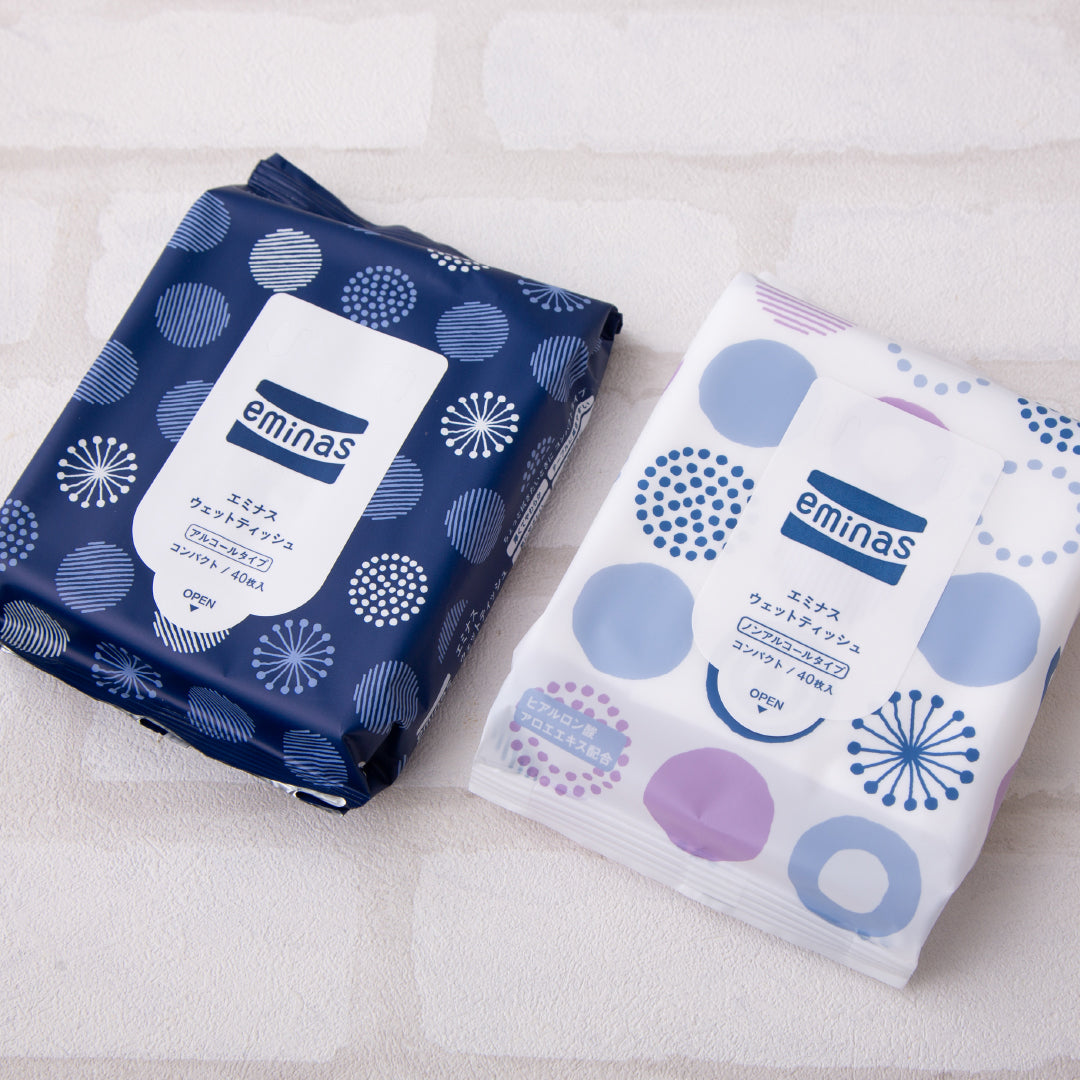 製紙会社のウエットティッシュパッケージデザイン