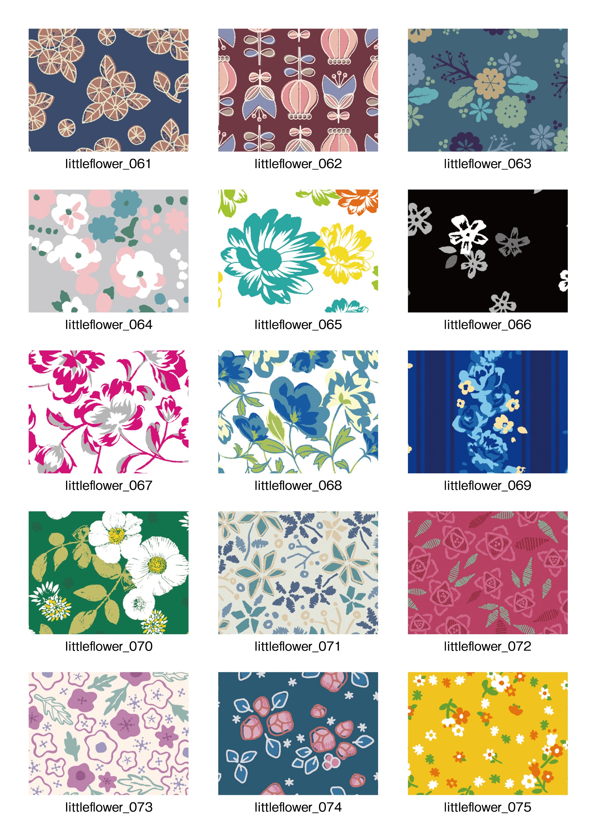 「Pattern Collection」4.Lttle flower【小花】