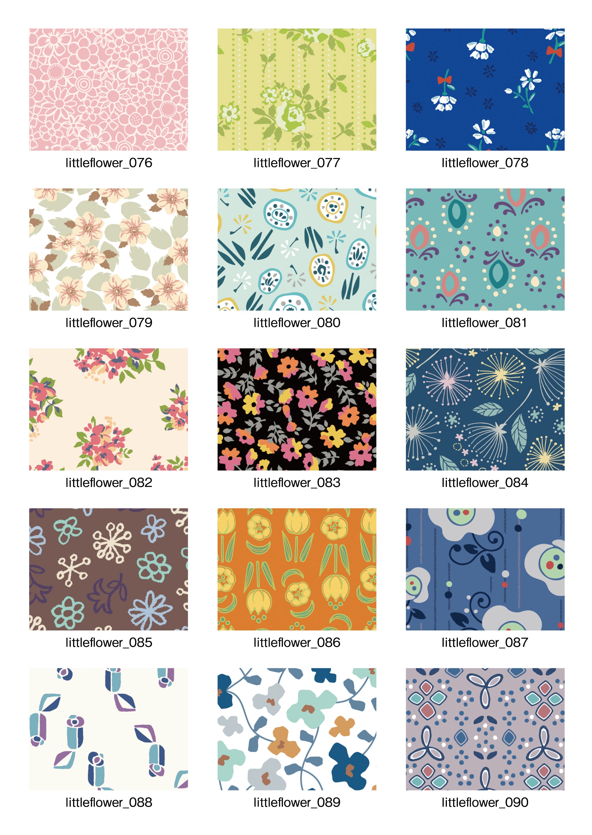 「Pattern Collection」4.Lttle flower【小花】