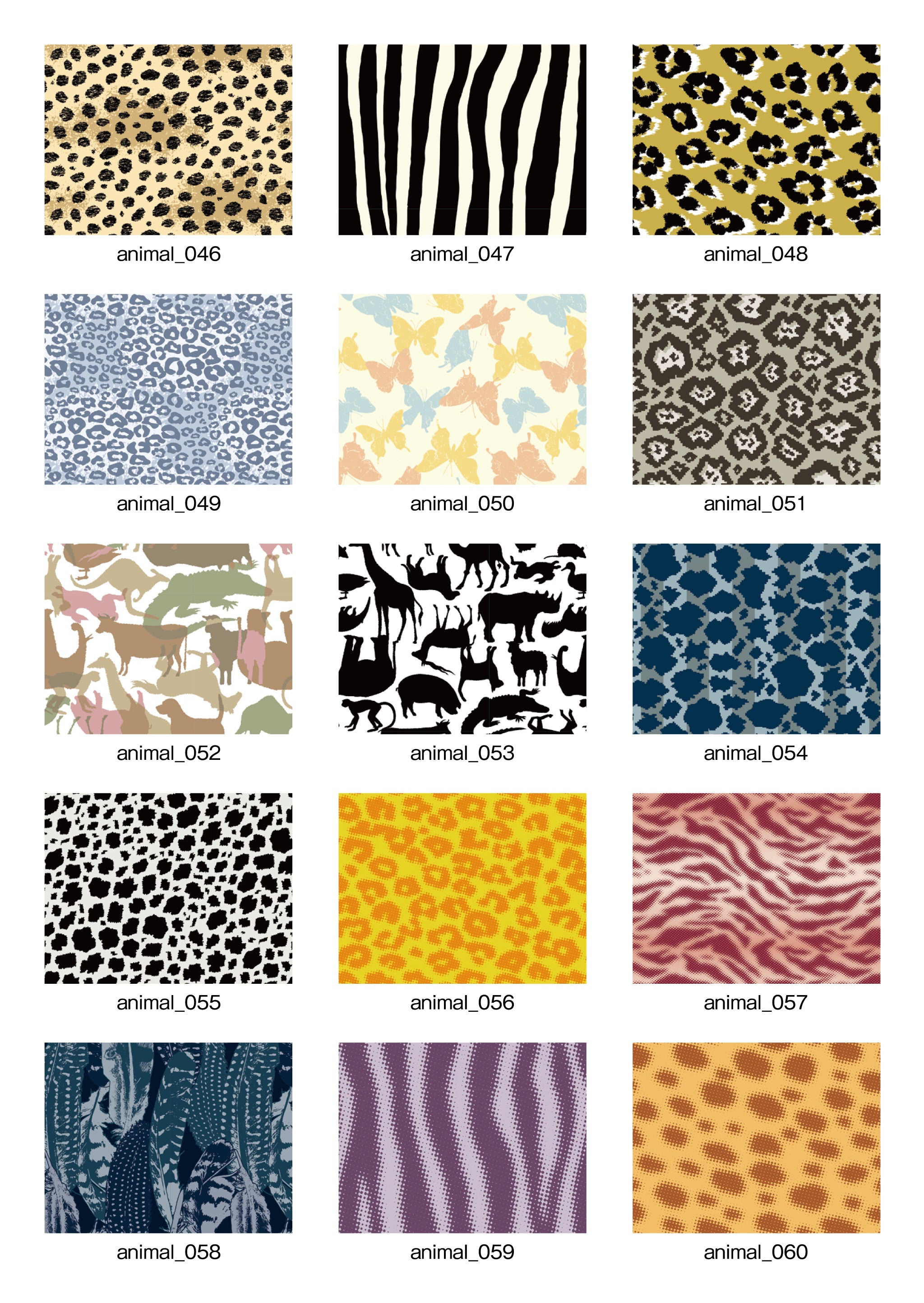 「Pattern Collection」5.Animal【アニマル】