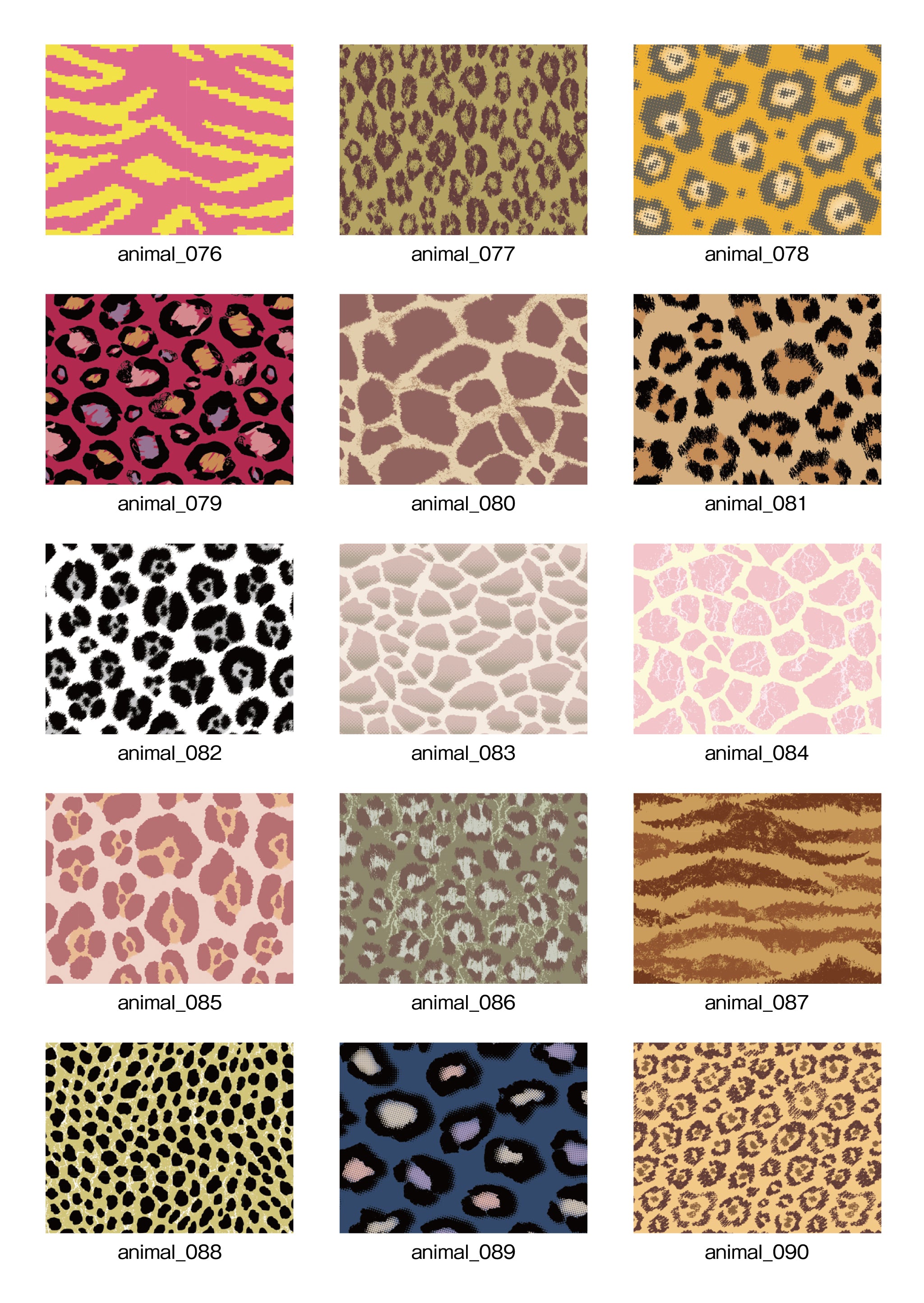 「Pattern Collection」5.Animal【アニマル】