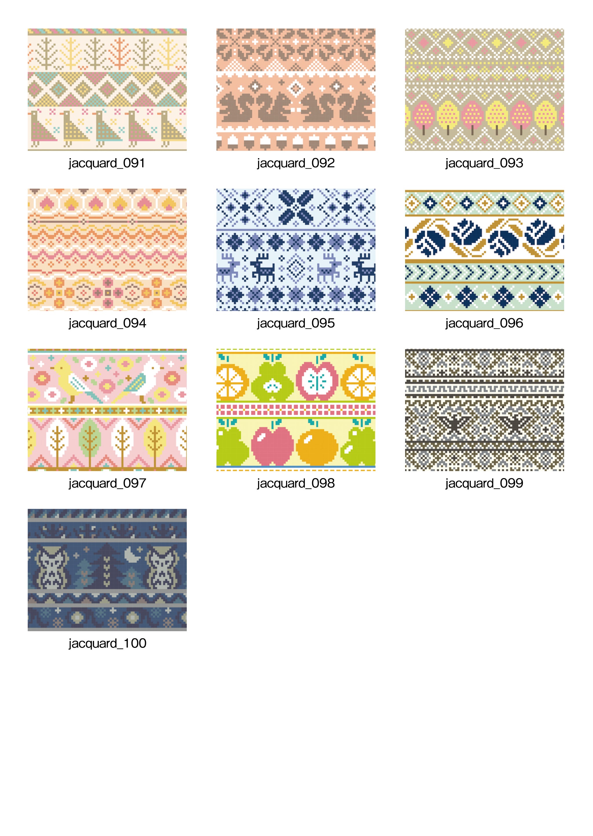 「Pattern Collection」8.Jacquard【ジャガード】