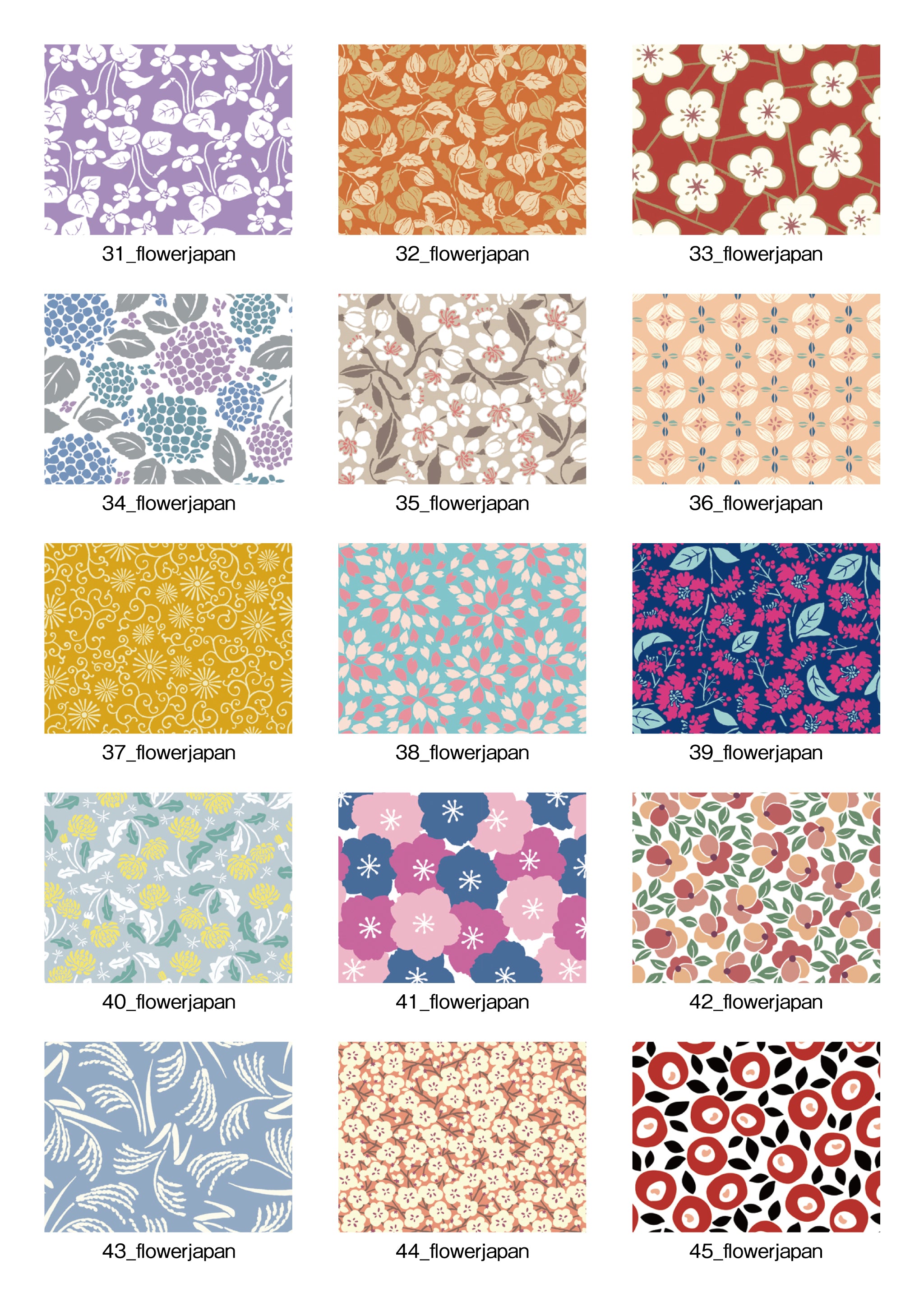 「THEME COLLECTION」07.FLOWER/JAPAN【フラワー/ジャパン】