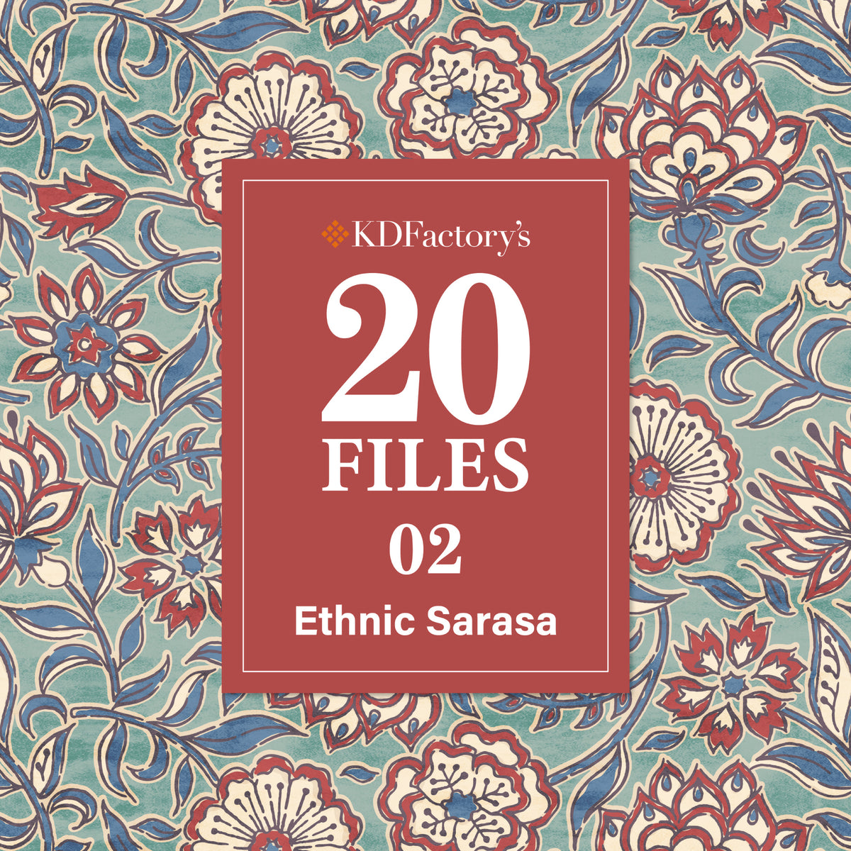 20FILES」02 Ethnic Sarasa【エスニック サラサ】